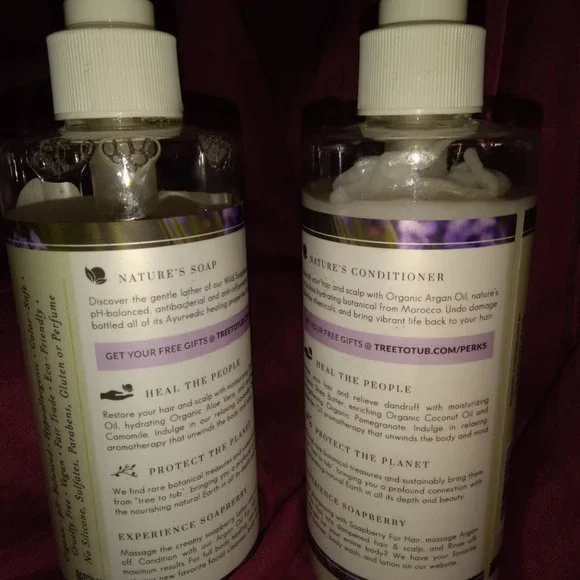 Bundle- Relaxing Lavender Tree to Tub Soapberry Shampoo & Argan Oil Conditioner - Picture 4 of 4